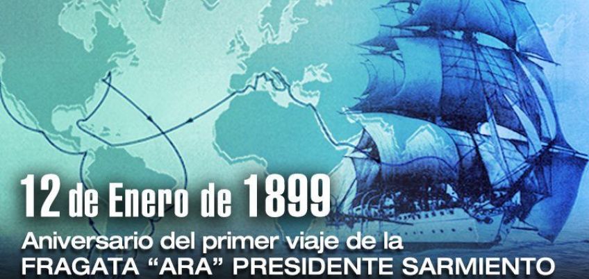 Aniversario del primer viaje de la Fragata ARA Presidente Sarmiento