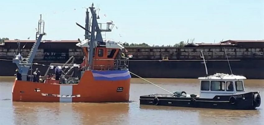 Astillero Río Paraná Sur botó el buque pesquero “El Arca”
