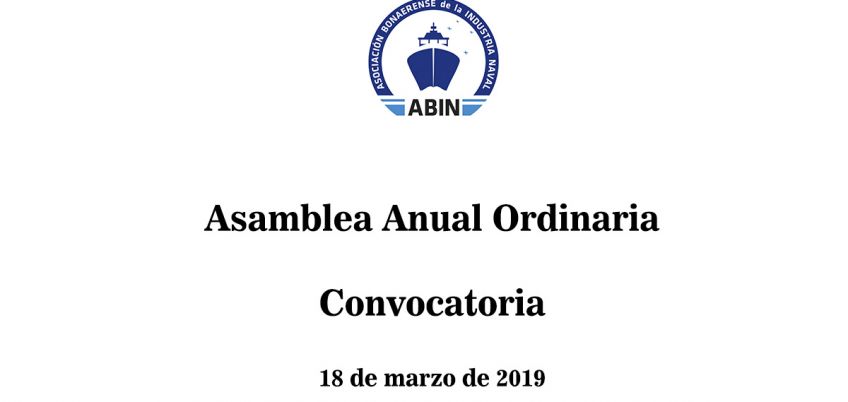 CONVOCATORIA A ASAMBLEA ANUAL ORDINARIA